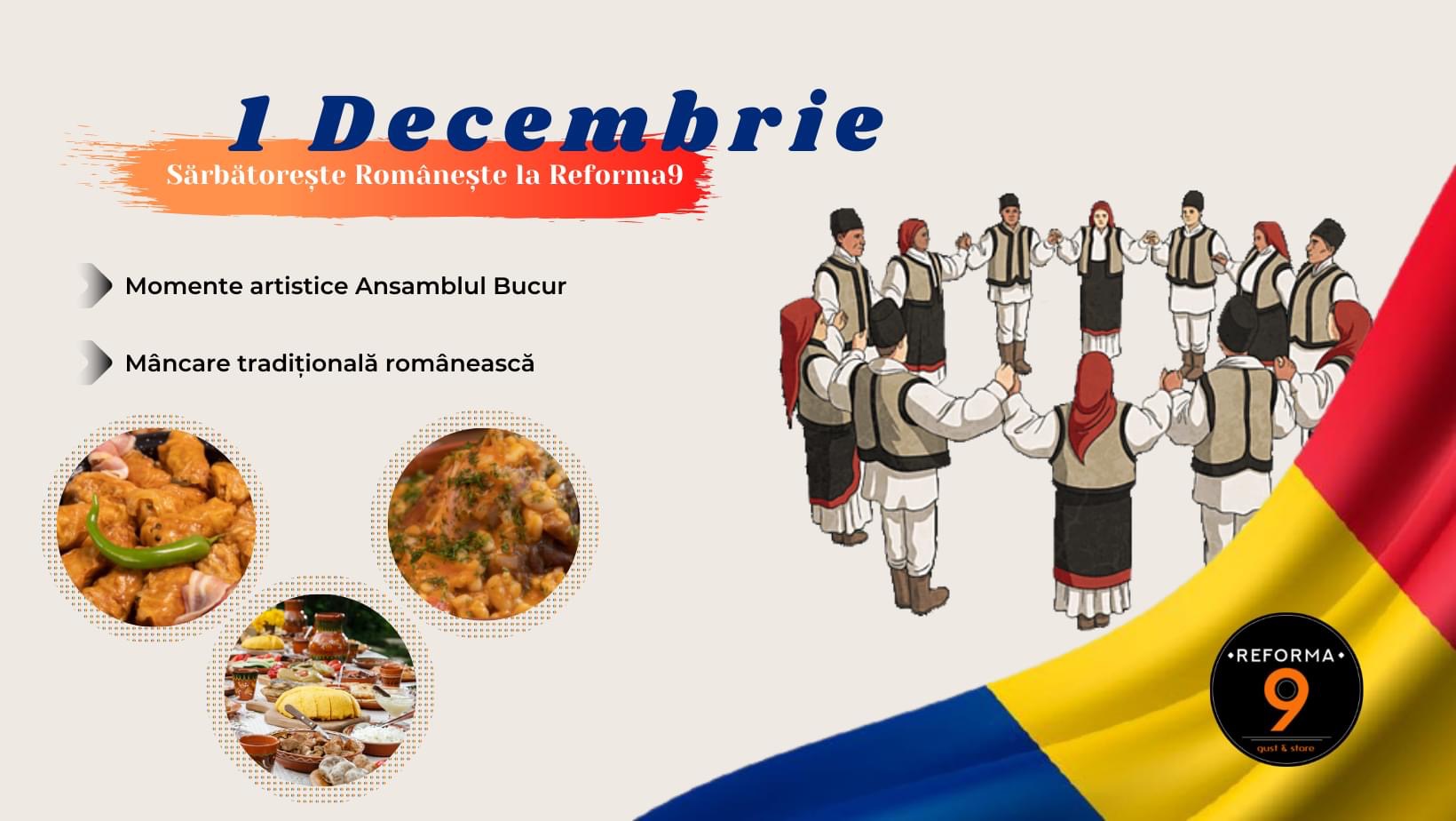 #SărbătorimRomânește la Reforma 9 