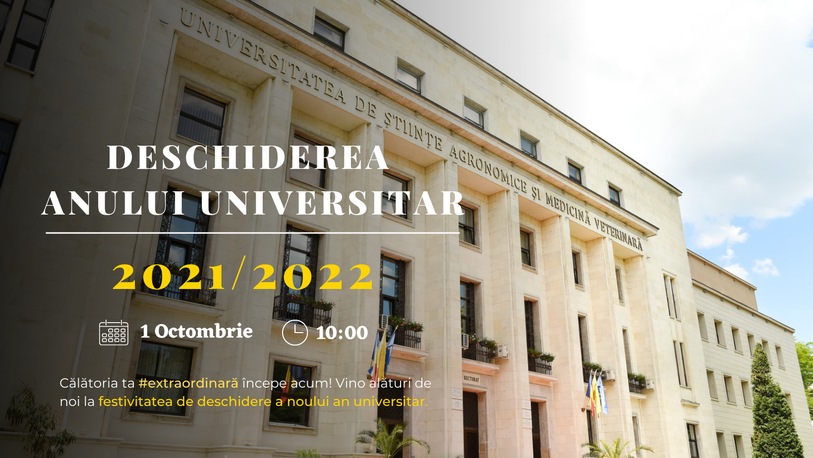 Deschidere an universitar 2021-2022