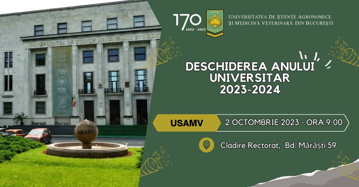 Deschidere an universitar 2023-2024