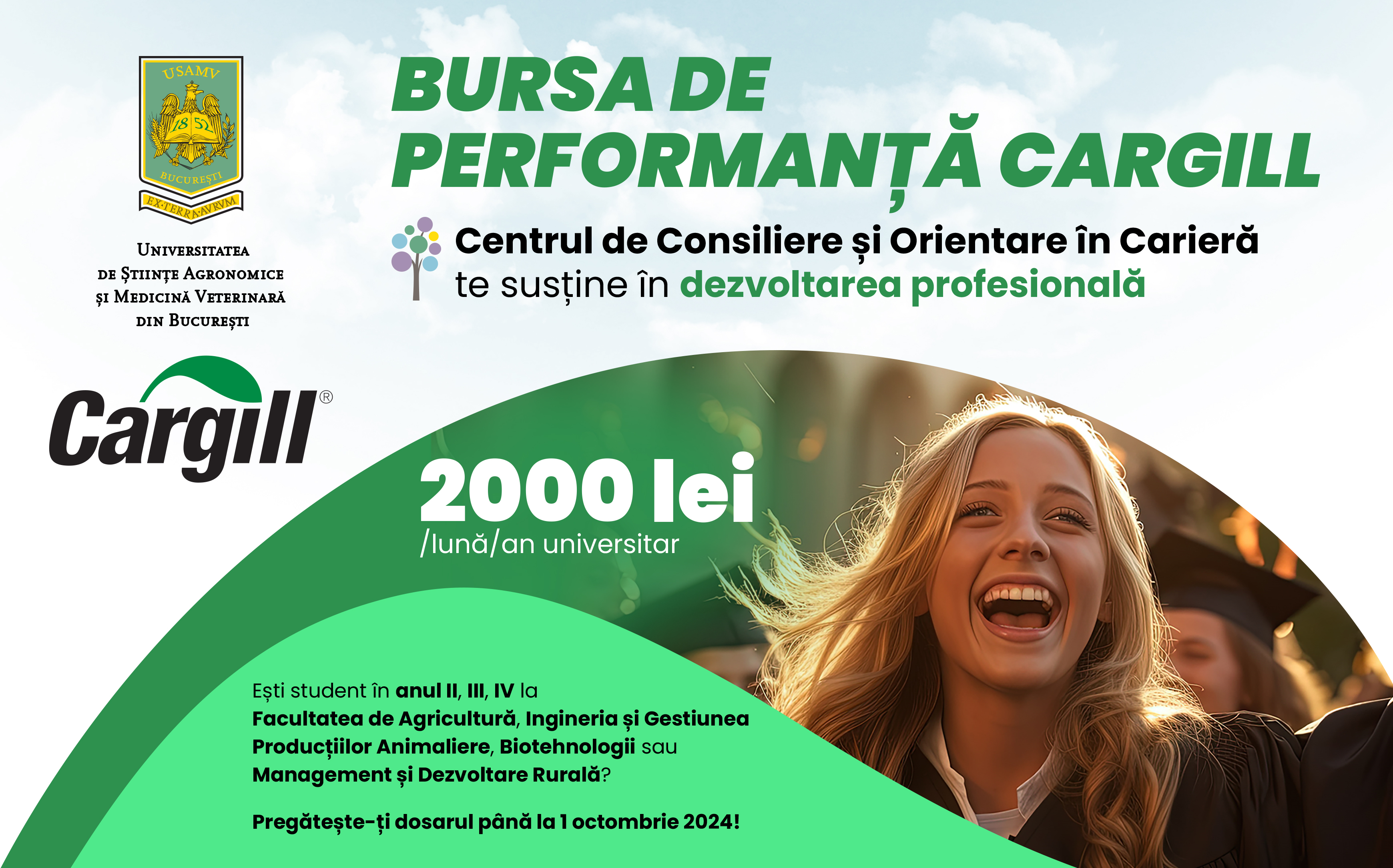 Bursa de performanţă Cargill pentru studenţii USAMV