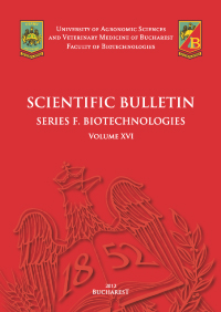 Scientific Bulletin Series F. Biotechnologies