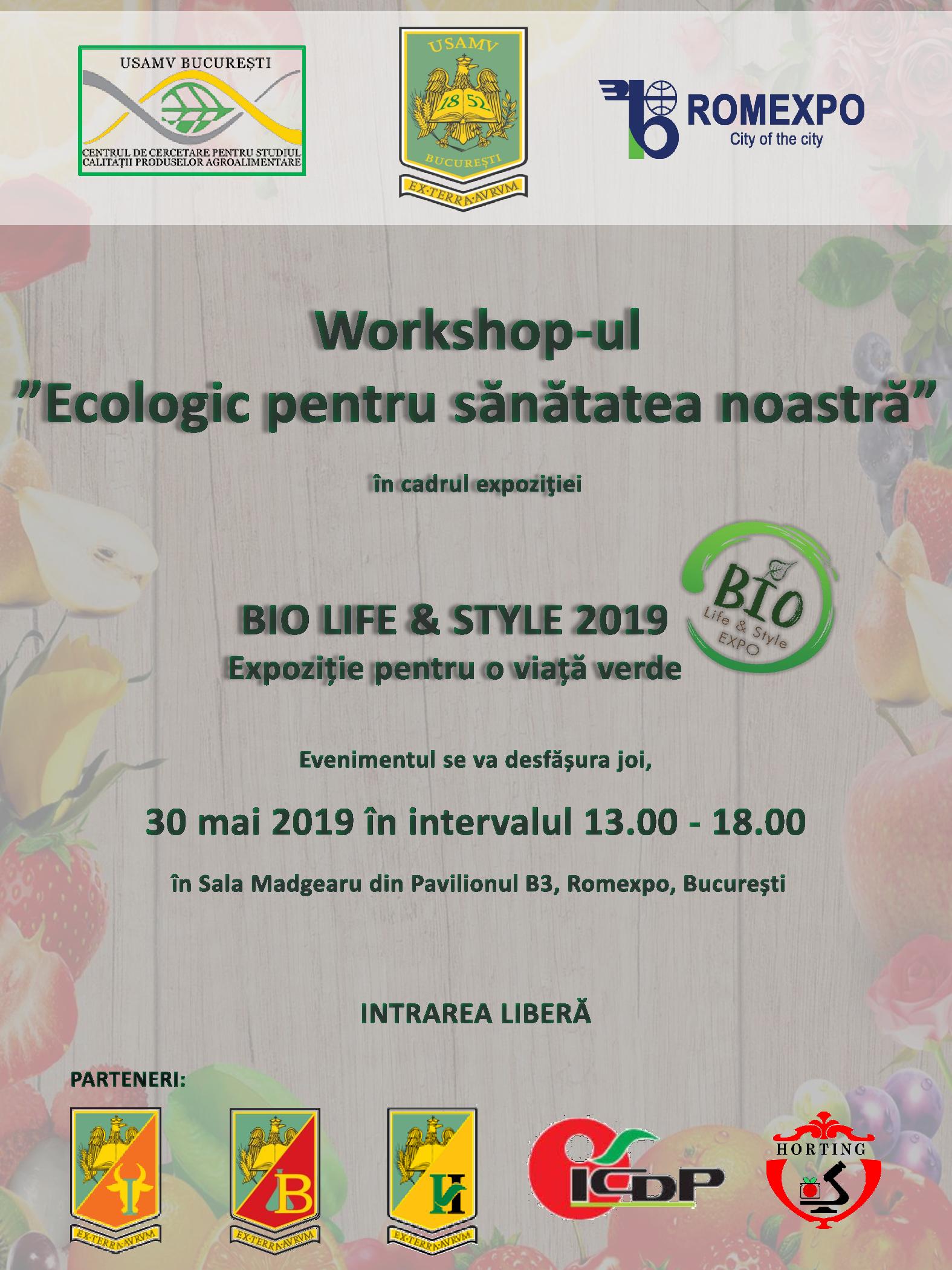 BIO LIFE & STYLE 2019 – Expoziție pentru o viață verde 
