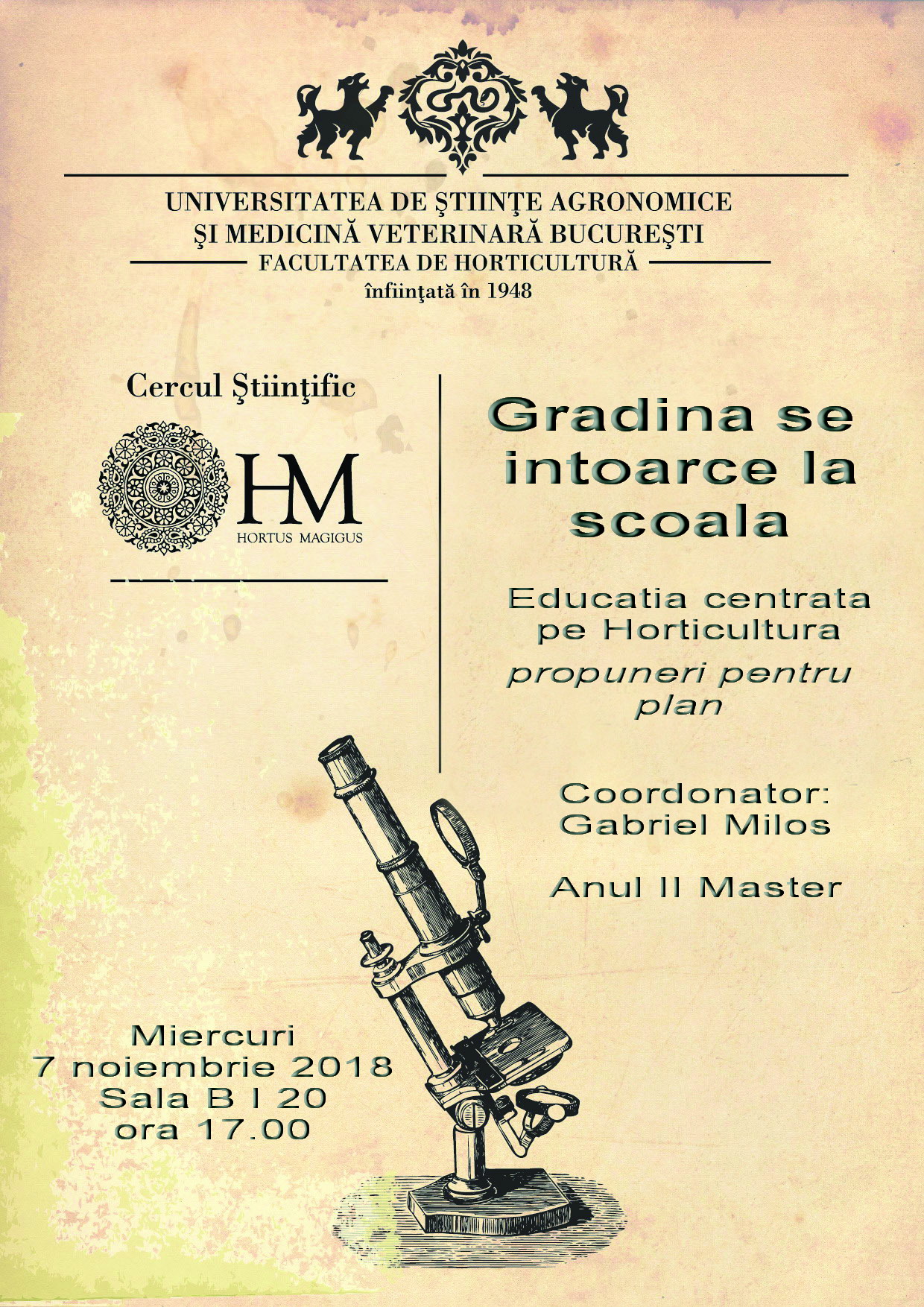 Grădina se întoarce la școală - Partea a doua