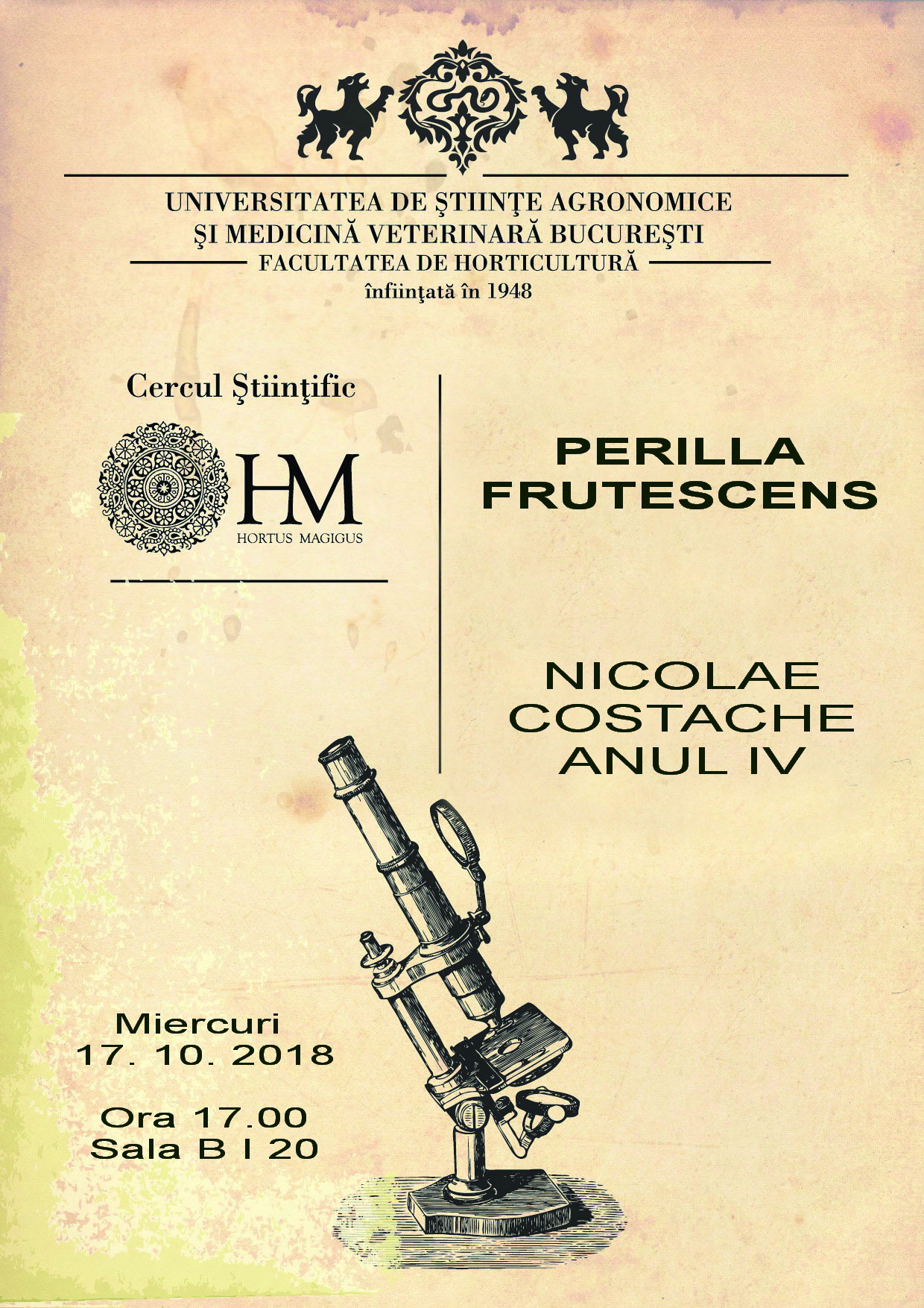 Cercul științific Hortus Magicus